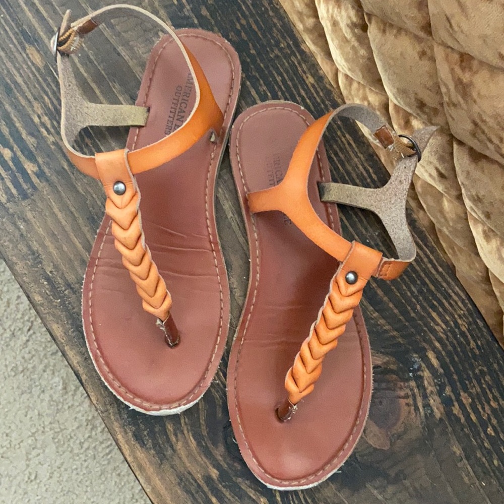 American Eagle Leather Sandals